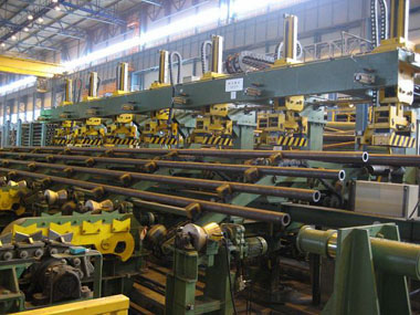 梧州无缝钢管厂家生产线